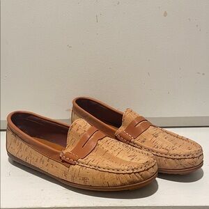 Amalia Tan Cork  Loafers Women’s size 8 Men’s Size 6 1/2 . (39)